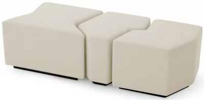 Комплект из трёх табуретов Filbert 52X51X46 / 60X51X46 / 70X51X46 CM 4