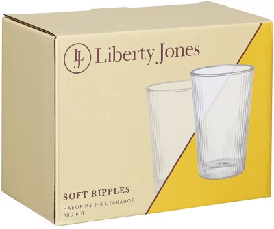 Набор из двух стаканов Soft Ripples 380 ml 8