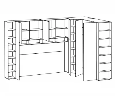 Композиция Modus 67 373,2X216,5X233 CM 3