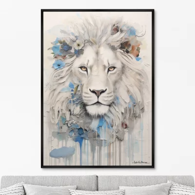 Постер на холсте Blooming Lion 75X105 CM 6