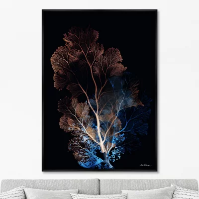 Репродукция картины на холсте  Coral Symphony in the Color of Night 75X105 CM 6