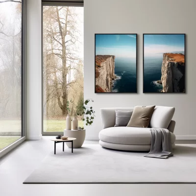 Набор из двух постеров на холсте Majestic rocks 75X105 / 75X105 CM 4