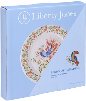 Набор из двух тарелок Birds of Paradise Ø21 CM 8