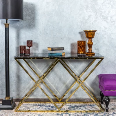 Консоль Triangles Gold 120X35X74 CM 6