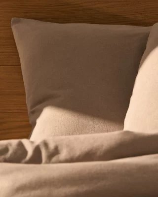 Набор из 2 наволочек из коричневой смеси льна и хлопка Simmel 65X65 CM 3