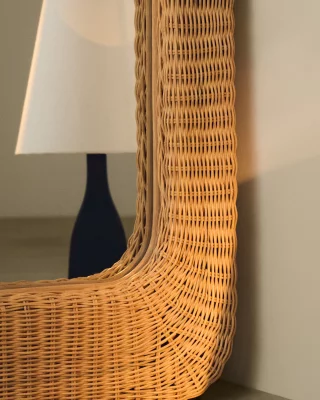 Плетеное зеркало Zilna 58X120 CM 3