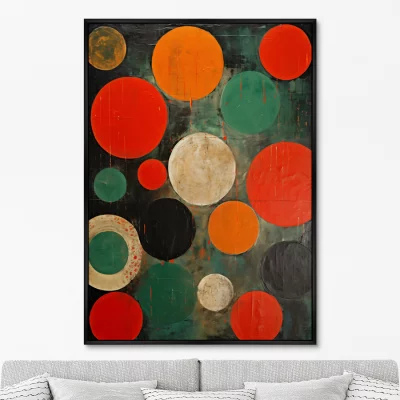 Постер на холсте Planets of color 75X105 CM 6