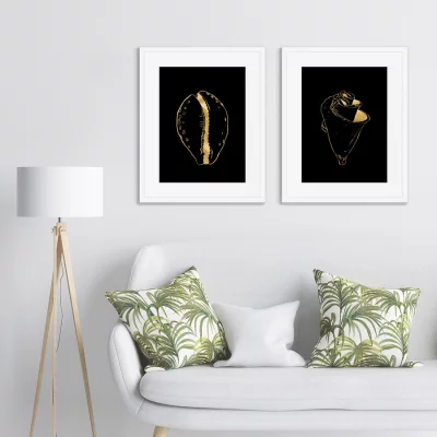 Диптих постеров в раме Seashells 42X52 / 42X52 CM 4