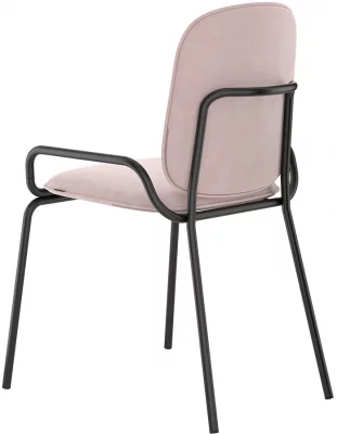Стул Ror double frame 50X56X82 CM розовый 3