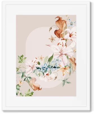 Диптих Floral set in pale shades No11 42X52 / 42X52 CM 3