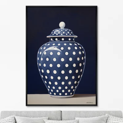Постер на холсте Porcelain vase 75X105 CM 6