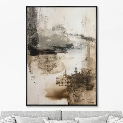 Репродукция картины на холсте Above the Giant Cliff 75X105 CM 6