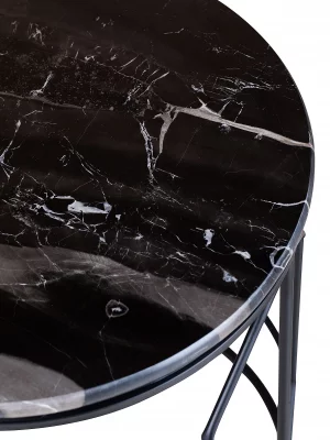 Комплект из двух столиков Luna 43X43X50 / 35X35X45 4