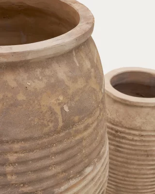 Набор из 2 терракотовых кашпо Llonga 54X87 CM 4