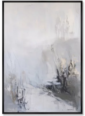 Композиция из двух репродукций картин на холсте At the winter edge 75X105 / 75X105 CM 3