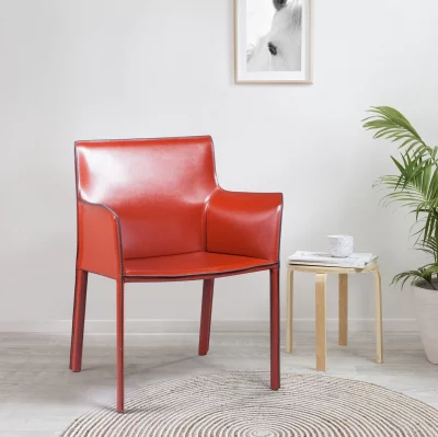 Стул с подлокотниками Barrie 63X52X82 CM красный 6