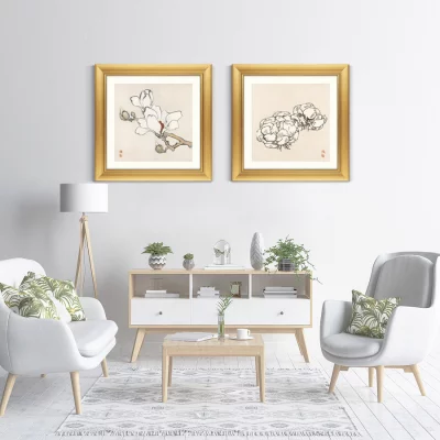 Диптих Blossoms 61X61 / 61X61 CM 5