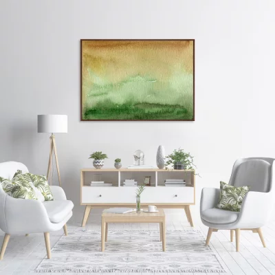 Постер The green valley and the hills beyond 105X75 CM 3