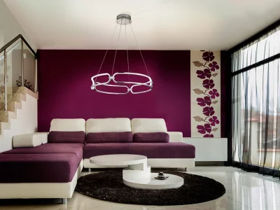 Подвесной светильник Colette LED хром 60X10 CM 9
