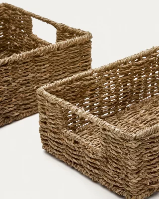 Набор из 2 коробок из натурального волокна Tossa 28X20 CM / 32X27 CM 4