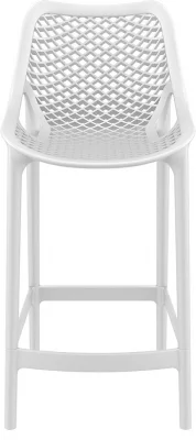 Стул пластиковый полубарный Air 44X51X95 CM белый 4