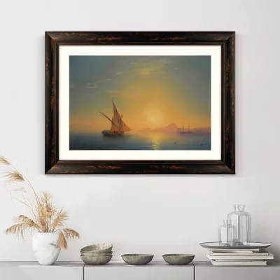 Постер Sunset over Ischia 81X61 CM 3