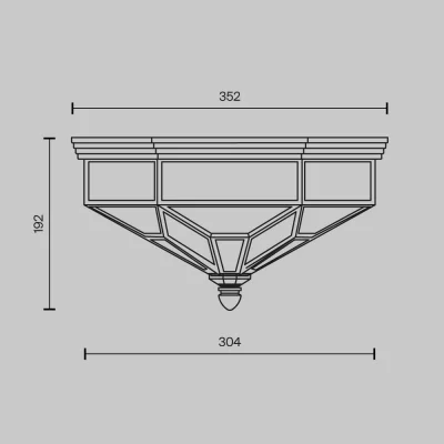 Потолочный светильник Парус 30X35.2X19.2 CM 5
