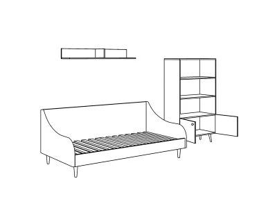 Композиция Rili 5 287X99.5X152 CM 3
