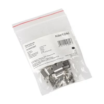 Комплектующие для профиля Накладной хром 10x25 mm 5