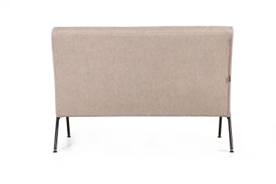 Двухместный диван Andy с деревянными подлокотниками, шенилл Shantal beige 129X84X88 CM 6