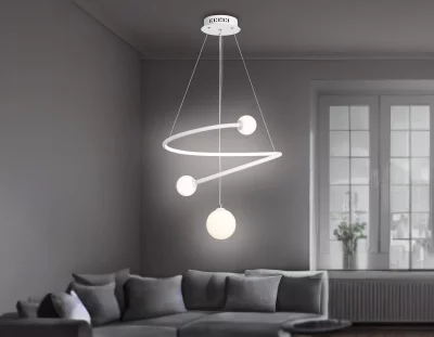 Подвесной светодиодный светильник LineTech 50X50X80 CM 6