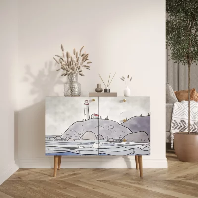 Комод Berber 90X40X70 CM 4