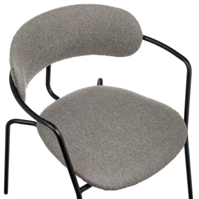 Комплект из 2 стульев Ant букле серый 56X55X75 CM 6