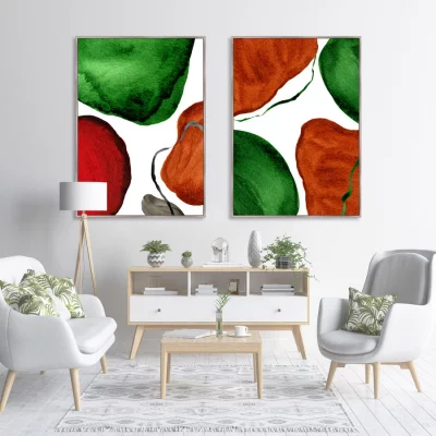 Диптих Forms and colors composition No38 75X105 / 75X105 CM 4