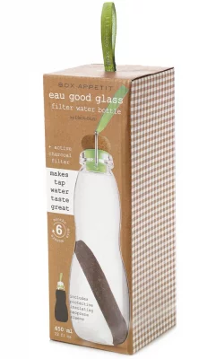 Эко-бутылка Eau Good Glass с фильтром 600 ml лайм 5