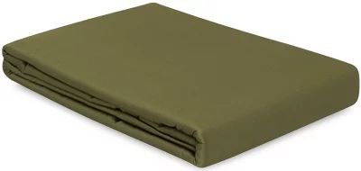 Простыня на резинке из сатина Meditation Olive 160X200X30 CM 5