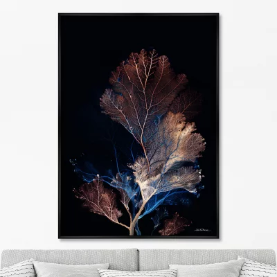 Репродукция картины на холсте  Coral Symphony in the Color of Night 75X105 CM 6