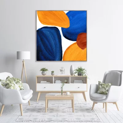 Постер на холсте Forms and colors 105X105 CM 3