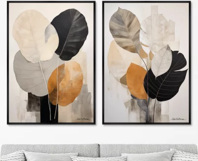 Диптих на холсте Autumn Leaves 75X105 / 75X105 CM 8
