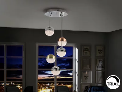 Подвесная люстра Sphere 5L LED 33X90 CM 4