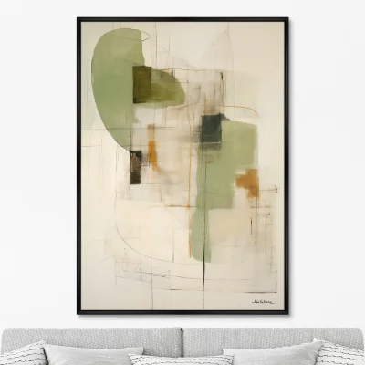 Постер на холсте Through the space of being 75X105 CM 6