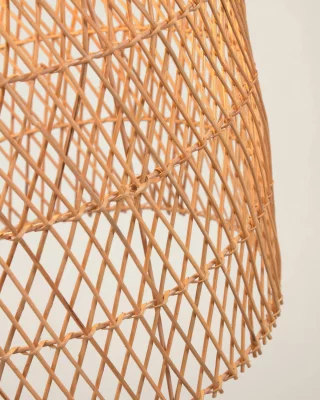 Потолочный абажур из ротанга с натуральной отделкой Domitila 44X44X50 CM 4