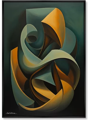 Набор из двух постеров на холсте Stone Flowers 75X105 / 75X105 CM 3