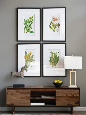 Набор из четырёх постеров в раме Nitya 50X70 / 50X70 / 50X70 / 50X70 CM 12
