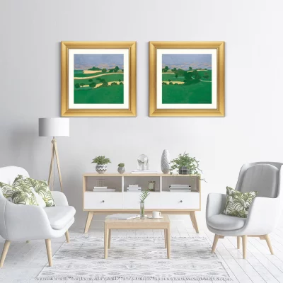 Диптих Corn Fields 61X61 / 61X61 CM 5