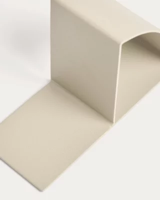 Бежевый металлический держатель для книг Mistra 16X6X10 CM 4