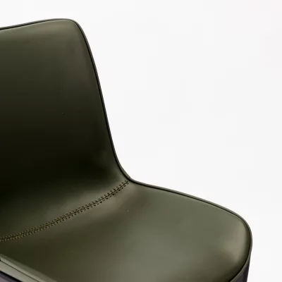 Стул Эссен без подлокотников зеленый экокожа ножки черные 54X59X83 CM 6