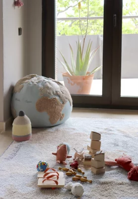 Пуф World Map 45X45X45 CM 3