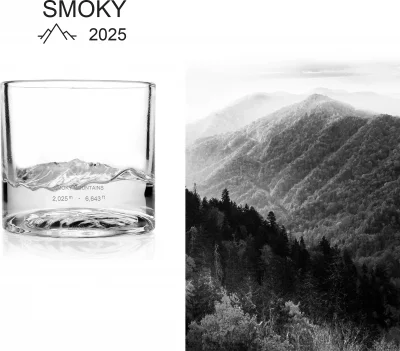 Набор из двух стаканов для виски Smoky Mountain 230 ml 3