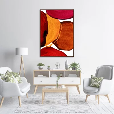Постер на холсте Forms and colors 75X105 CM 3